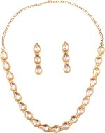 Touchstone Indian Bollywood Handcrafted Traditional Royal Mughal Kundan Polki Meenakari Enamel Colorful Wedding Designer Jewelry Necklace Choker Set in Gold and Silver Tone for Women.